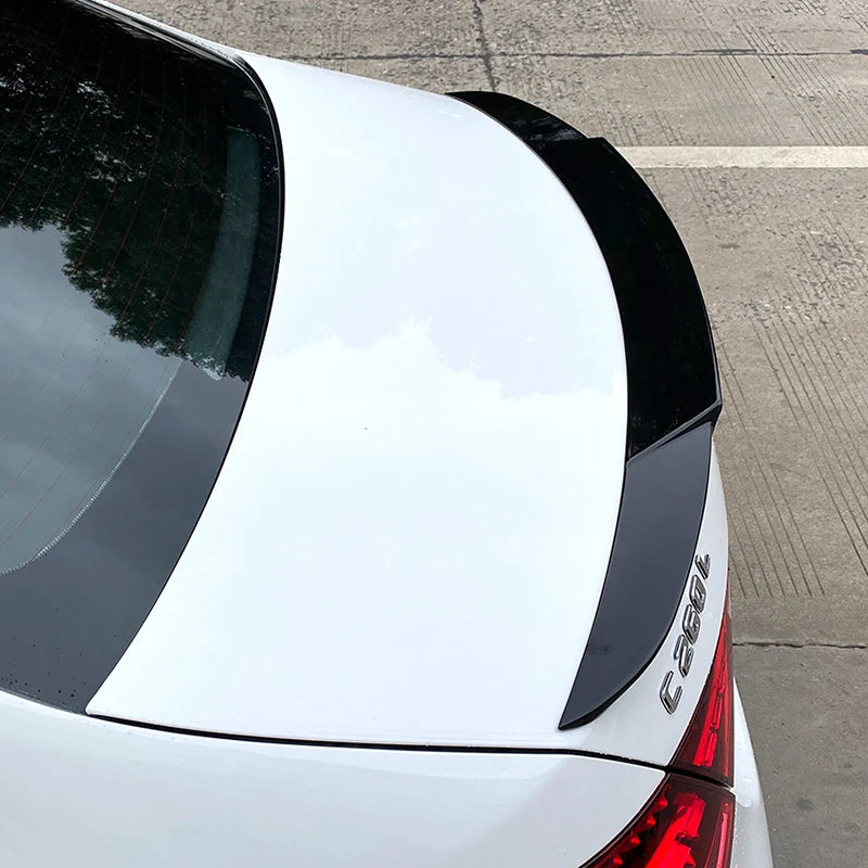 Mercedes C-Klasse W206 Sedan Hoogglans Zwart Brabus Style Achterspoiler (2022+)