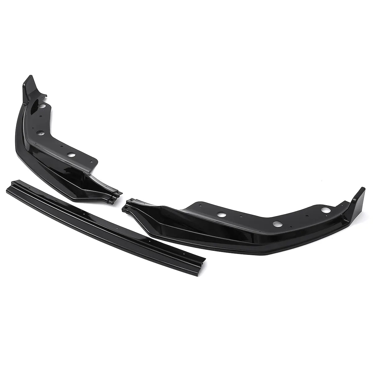 BMW 8 Serie G14 G15 G16 M-Sport Hoogglans zwart Voorsplitter (2018+)