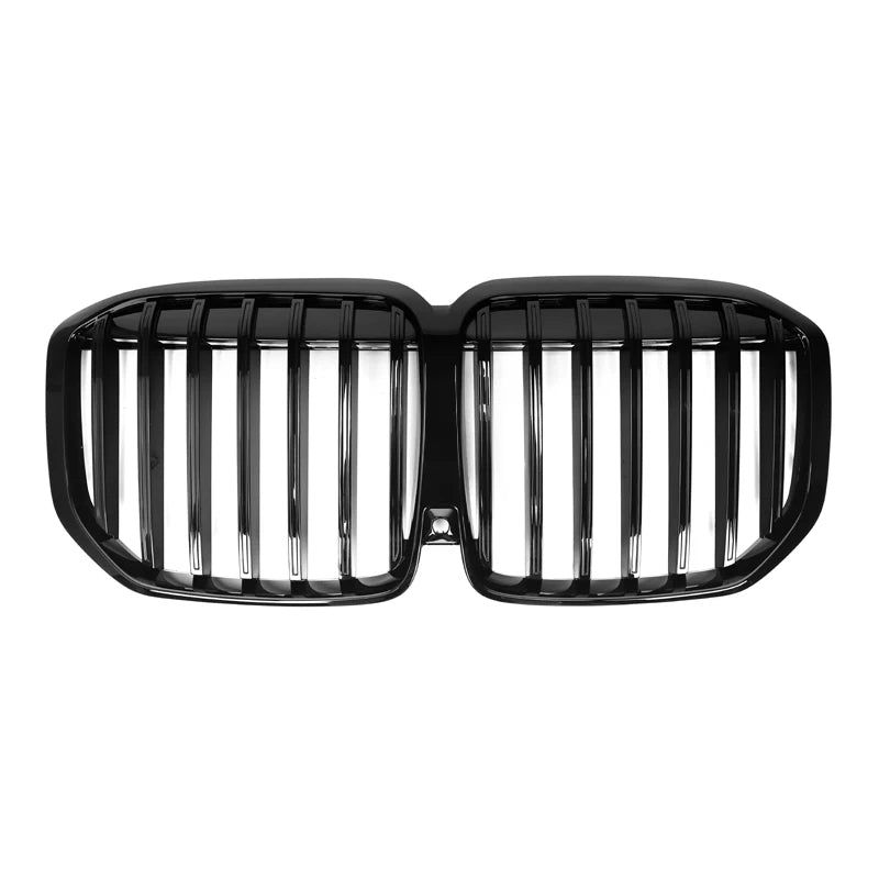 <tc>BMW X7 G07 LCI Hoogglans Zwarte Enkele Lamellen Nieren Grill (2023+)</tc>