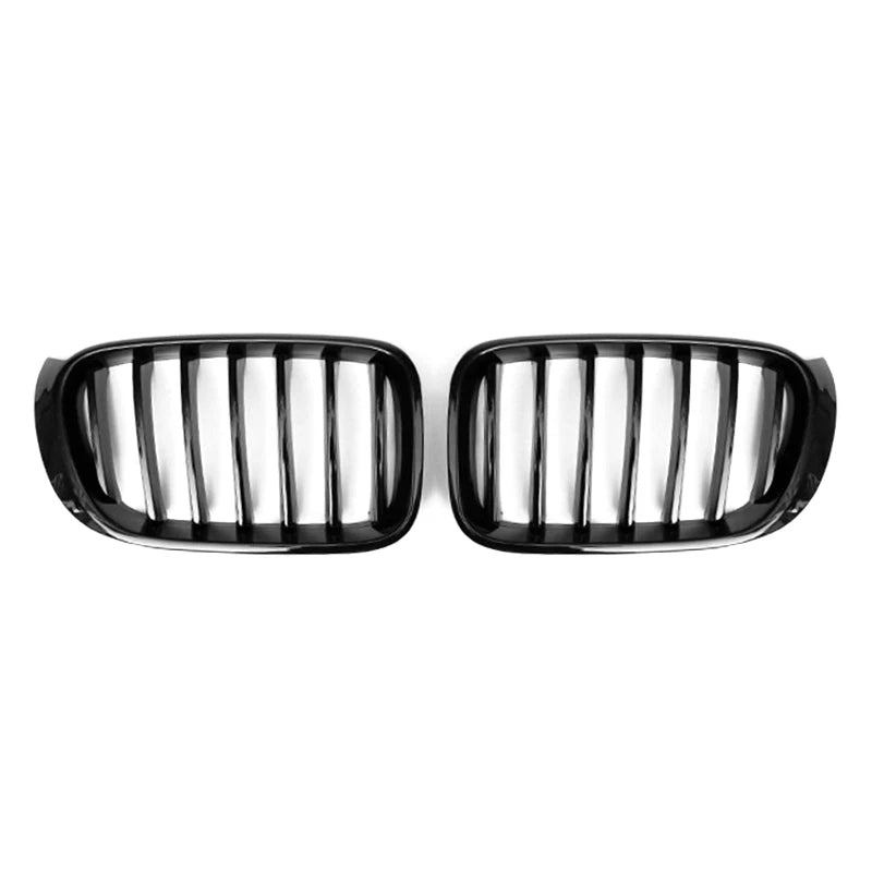 BMW X3 X4 F25 F26 LCI Hoogglans zwart Enkele lamellen frontrooster (2014-2018)