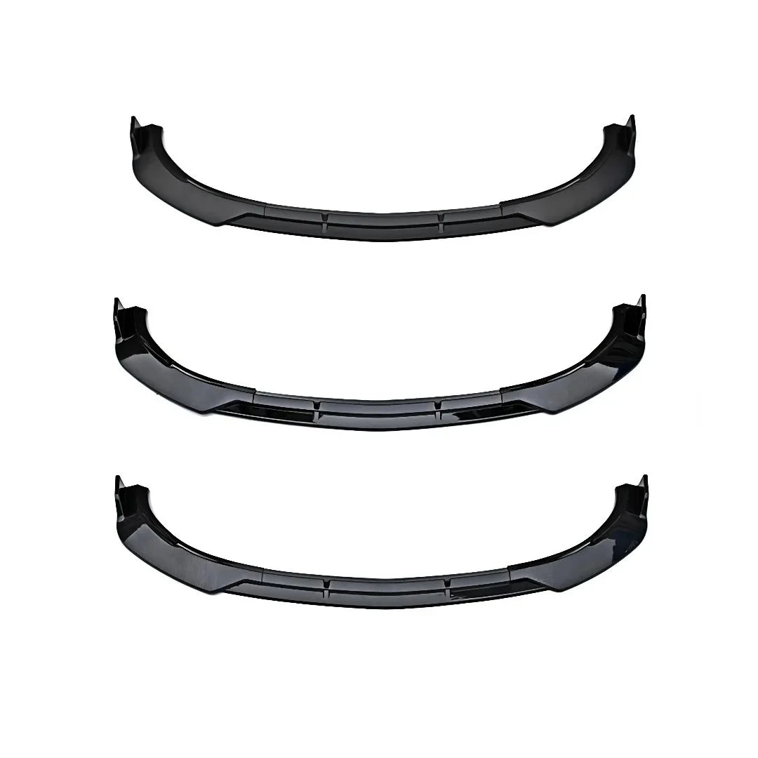 Mercedes E-Class W213 4 Door AMG Style Gloss Black Front Lip Splitter (2021-2023)