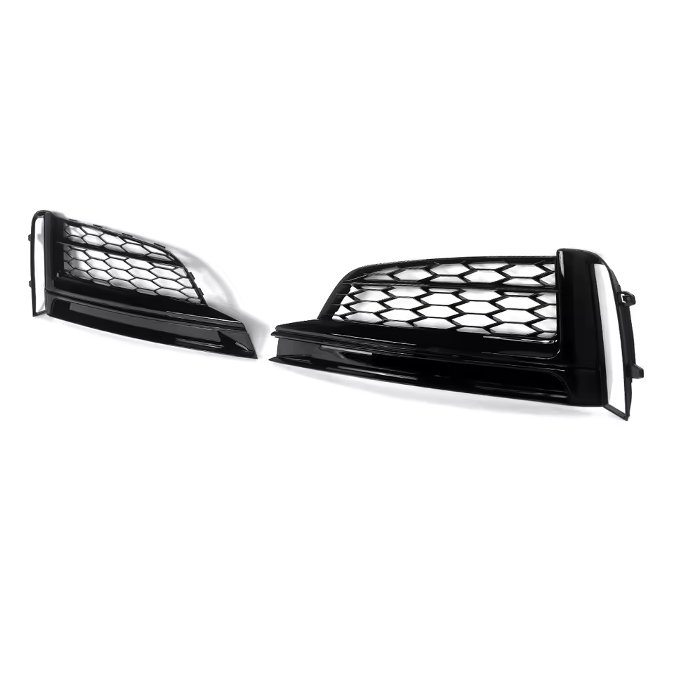 Audi A5/S5 B9 Gloss Black Fog Light Grills (2016-2019)
