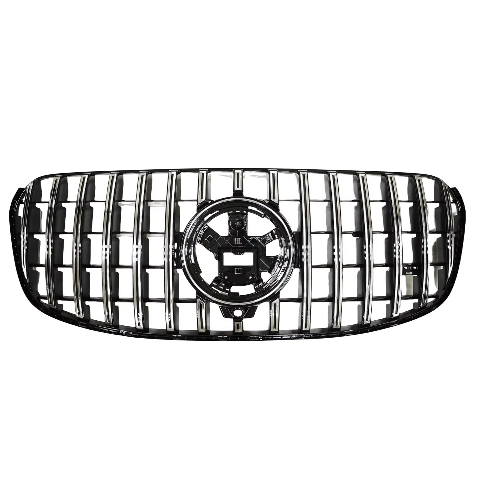Mercedes GLS X167 Facelift Gloss Black Panamericana GT Style Grill (2023+)