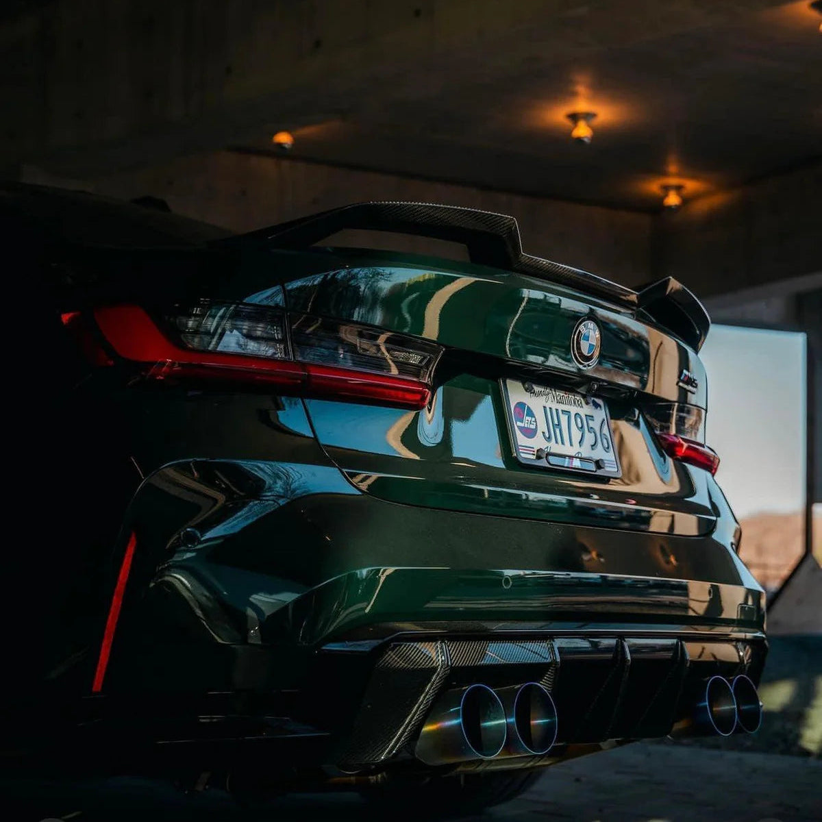 BMW 3 Serie G20 / M3 G80 Pre-Preg Carbon V-Stijl Achterspoiler van OPTIC (2019+)