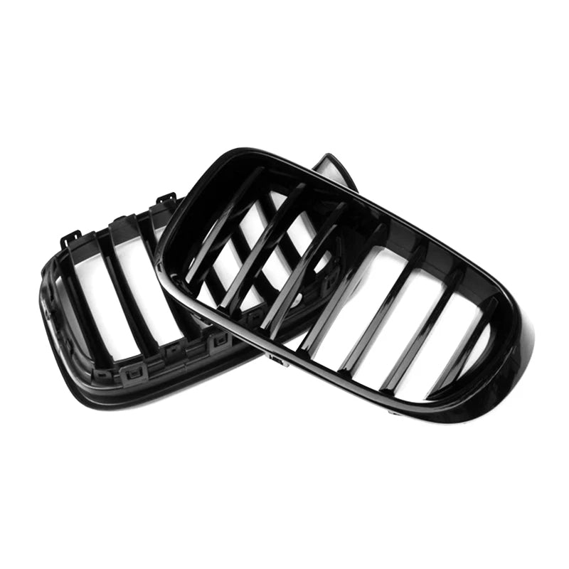 BMW X3 X4 F25 F26 LCI Hoogglans zwart Enkele lamellen frontrooster (2014-2018)