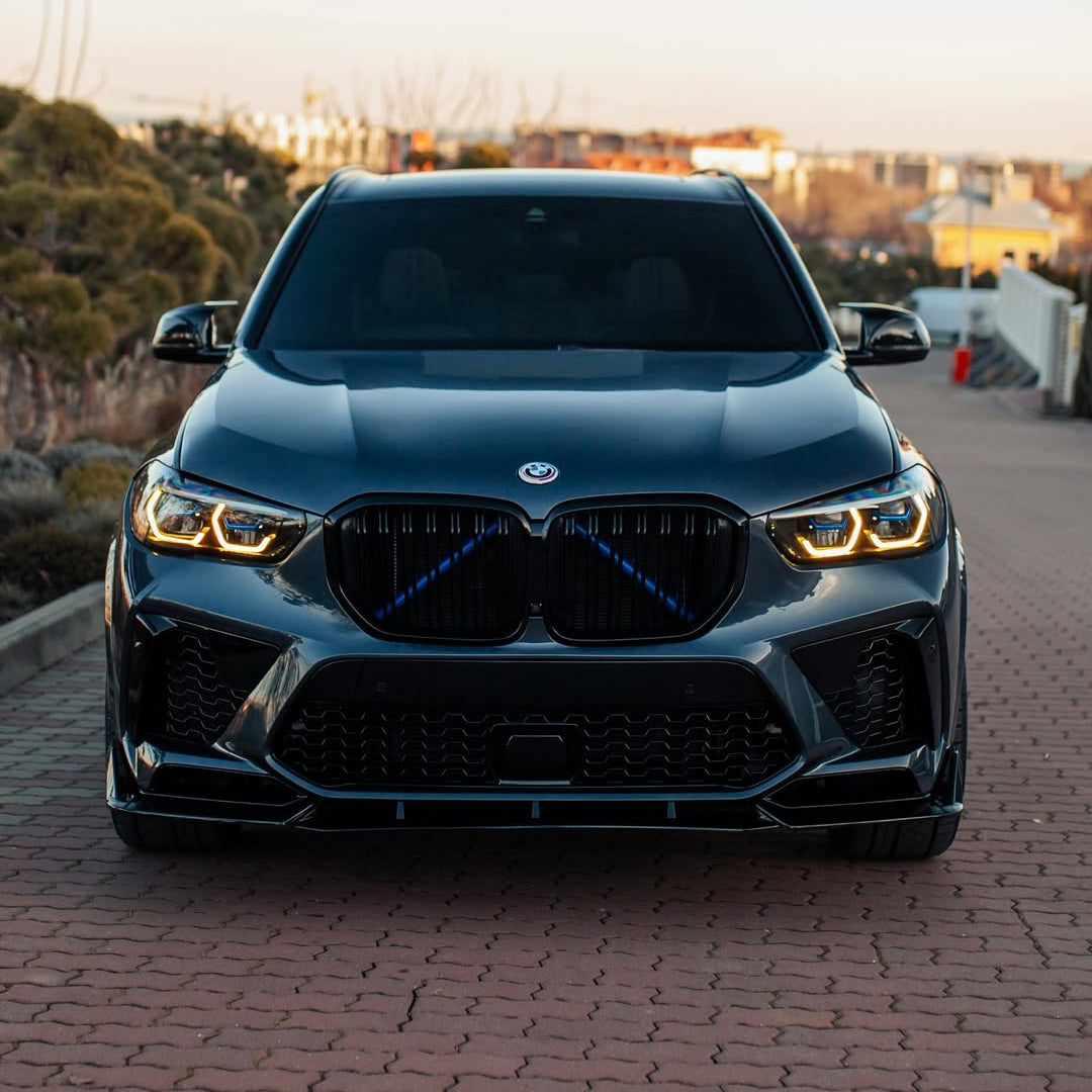 CSL-stijl gele DRL LED-lichtmodule set voor BMW X5M/X6M (F95/F96) (2019-2022)