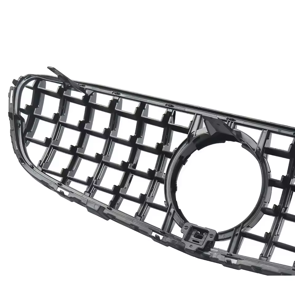 Calandre style Panamericana GT noir brillant pour Mercedes GLC X253/C253 (2015-2019)