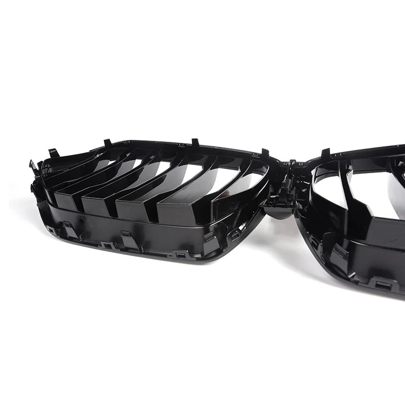 BMW X6 & X6M G06 F96 Hoogglans zwart Enkele lamellen voorgrills (2019-2022)