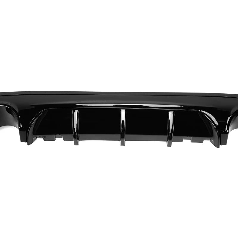 BMW Série 2 F22 Noir brillant Diffuseur Échappement double (2014-2020)