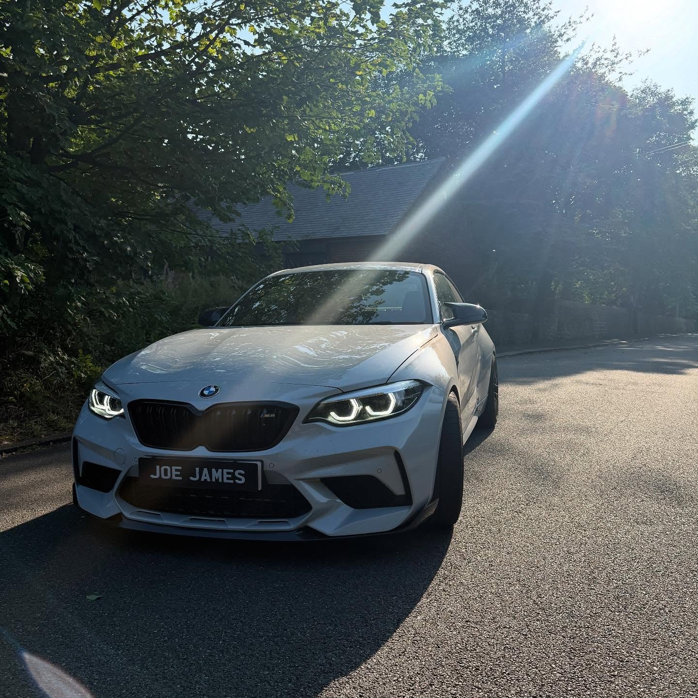 BMW M2 Competition F87 Pre-preg carbon Performance Style Frontlip van OPTIC (2018-2021)