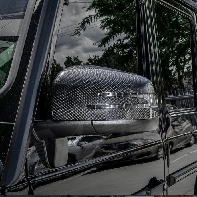 Mercedes G63 W463 Pre-Preg Carbon Spiegelkappen (2012-2018)