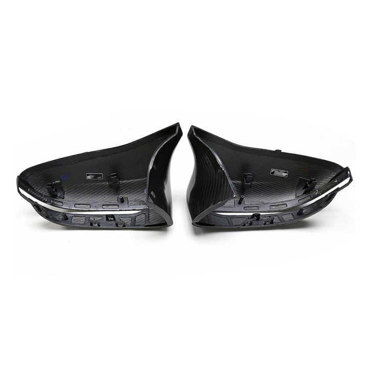 <tc>BMW M8 F91/F92/F93 M-Style pré-imprégné à sec Carbone Coques de rétroviseur par OPTIC (2019+)</tc>
