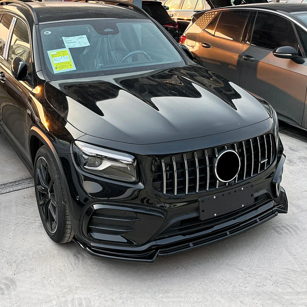Mercedes GLA X247 Hoogglans Zwart Voorlip Splitter (2020-2023)