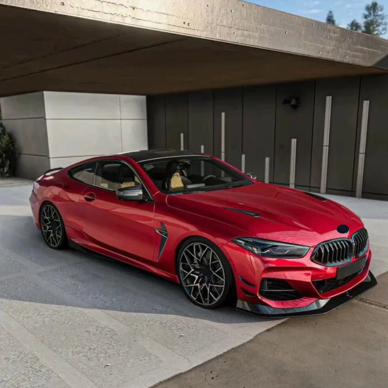BMW 8 Reeks G14 G15 G16 AC Stijl Hoogglans zwart Frontlip (2018+)
