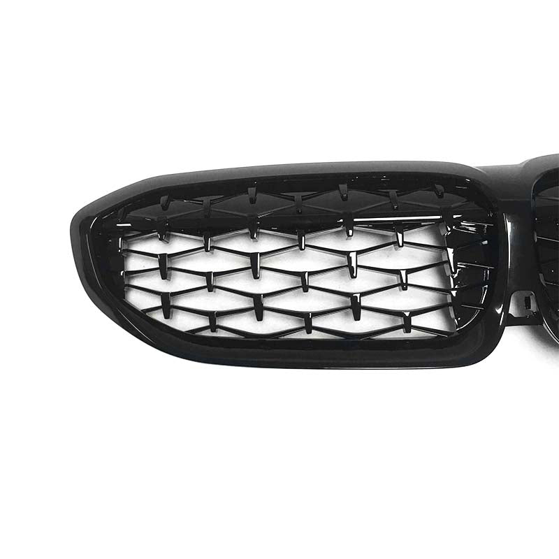 BMW 3 Serie G20 Pre-LCI Hoogglans zwart Ruit Nieren Grill (2019-2022)