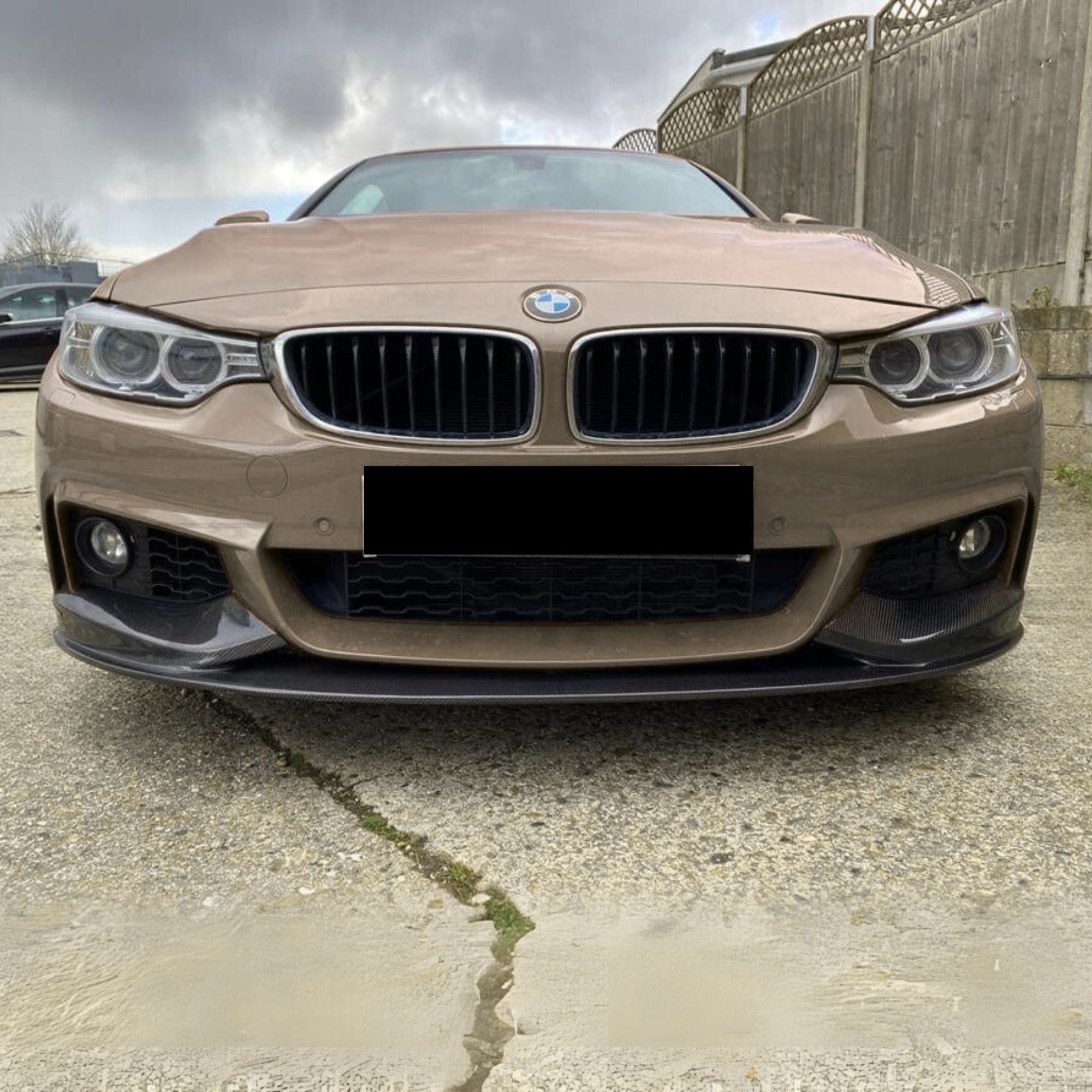 BMW Série 4 F32 F33 F36 M Sport Carbone M Performance Style Lame avant (2014-2019)