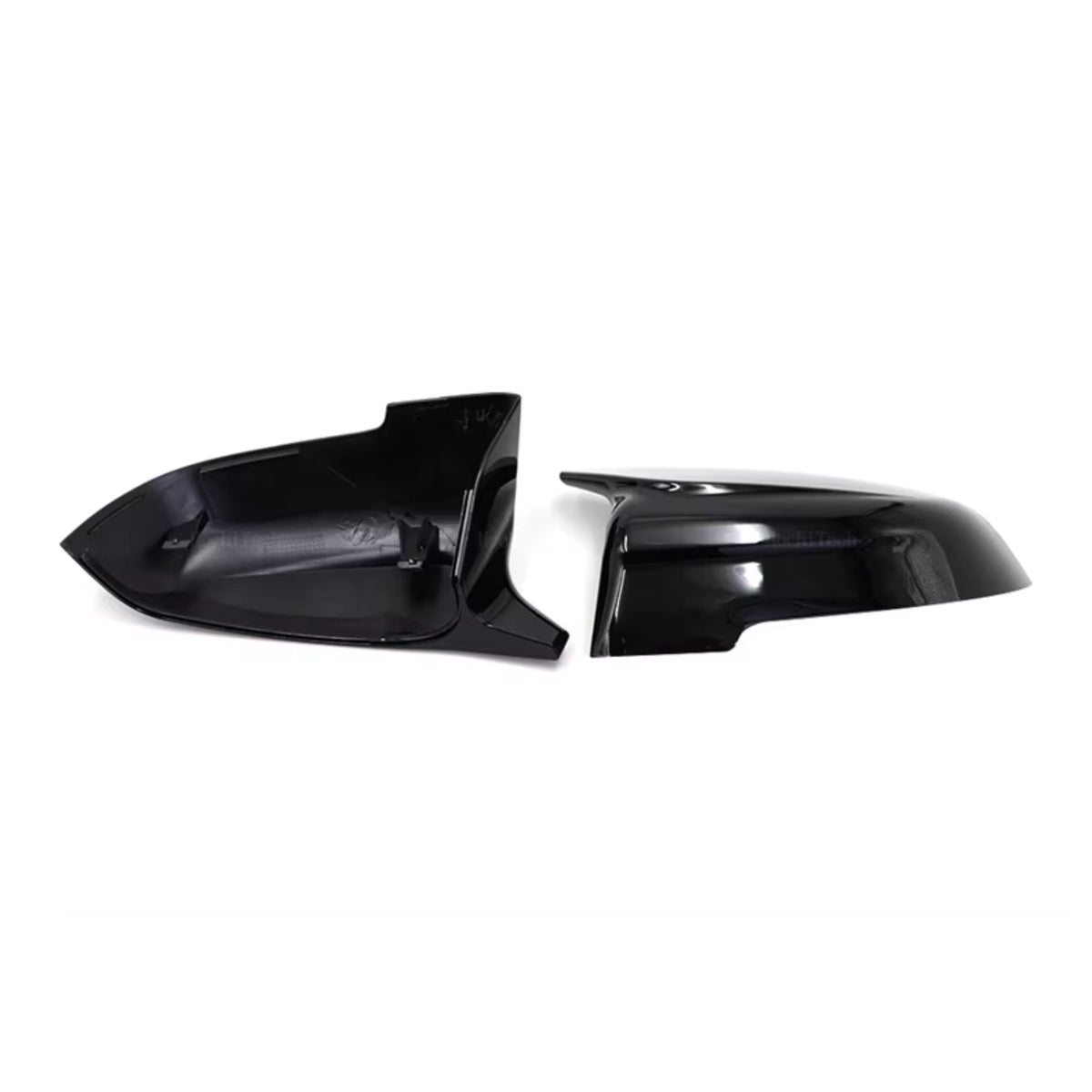 BMW 5/6/7 Serie LCI F01/F02/F07/F10/F11 Hoogglans Zwarte Spiegelkappen (2014-2017)