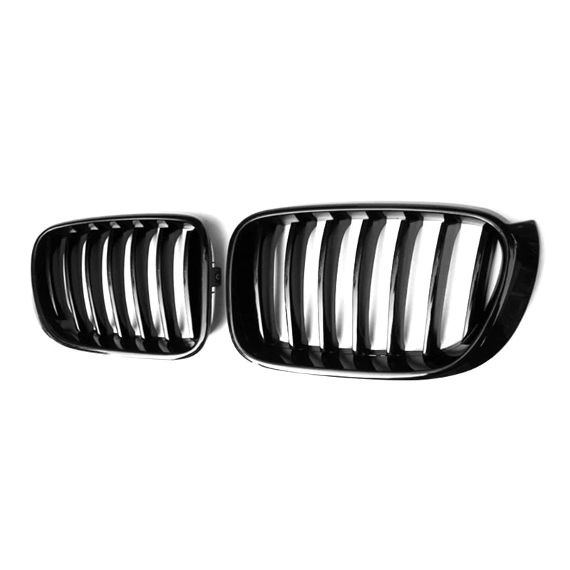 BMW X3 X4 F25 F26 LCI Hoogglans zwart Enkele lamellen frontrooster (2014-2018)