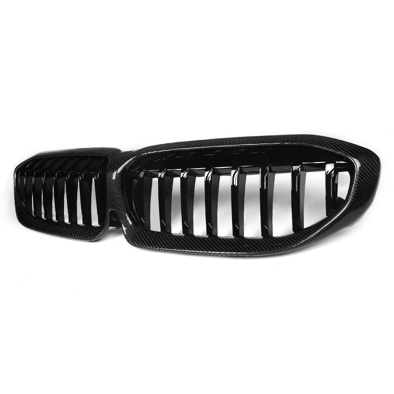 BMW 3 Serie G20/G21 Pre-LCI Carbon Nieren Grill met enkele lamellen (2019-2022)