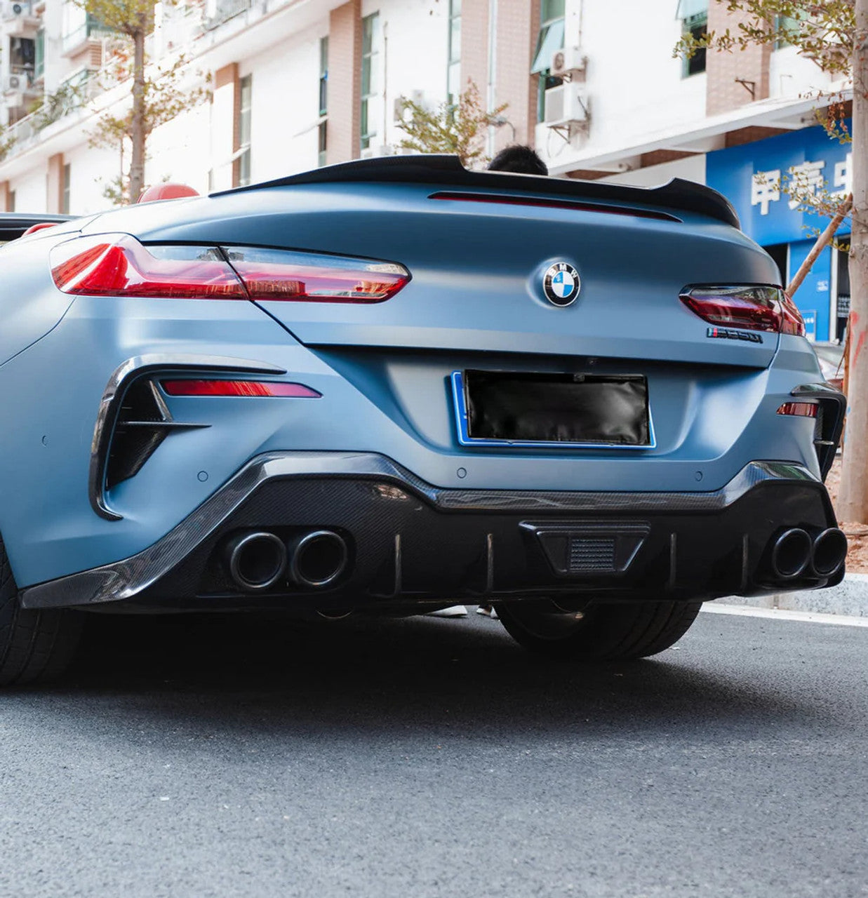 BMW Série 8 G14 / M8 F91 Cabriolet Carbone Pré-imprégné Ac Style Aileron Arrière Par OPTIC (2018+)