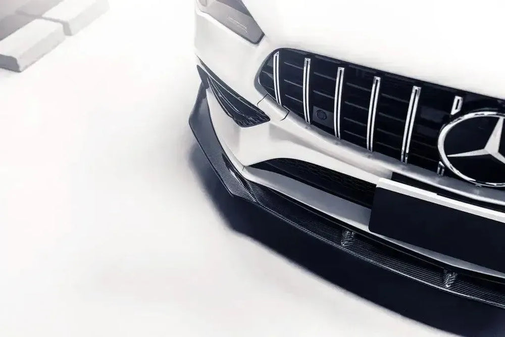 Mercedes CLA W118 FD Stijl Carbon Fibre Voorlip Splitter (2019-2023)
