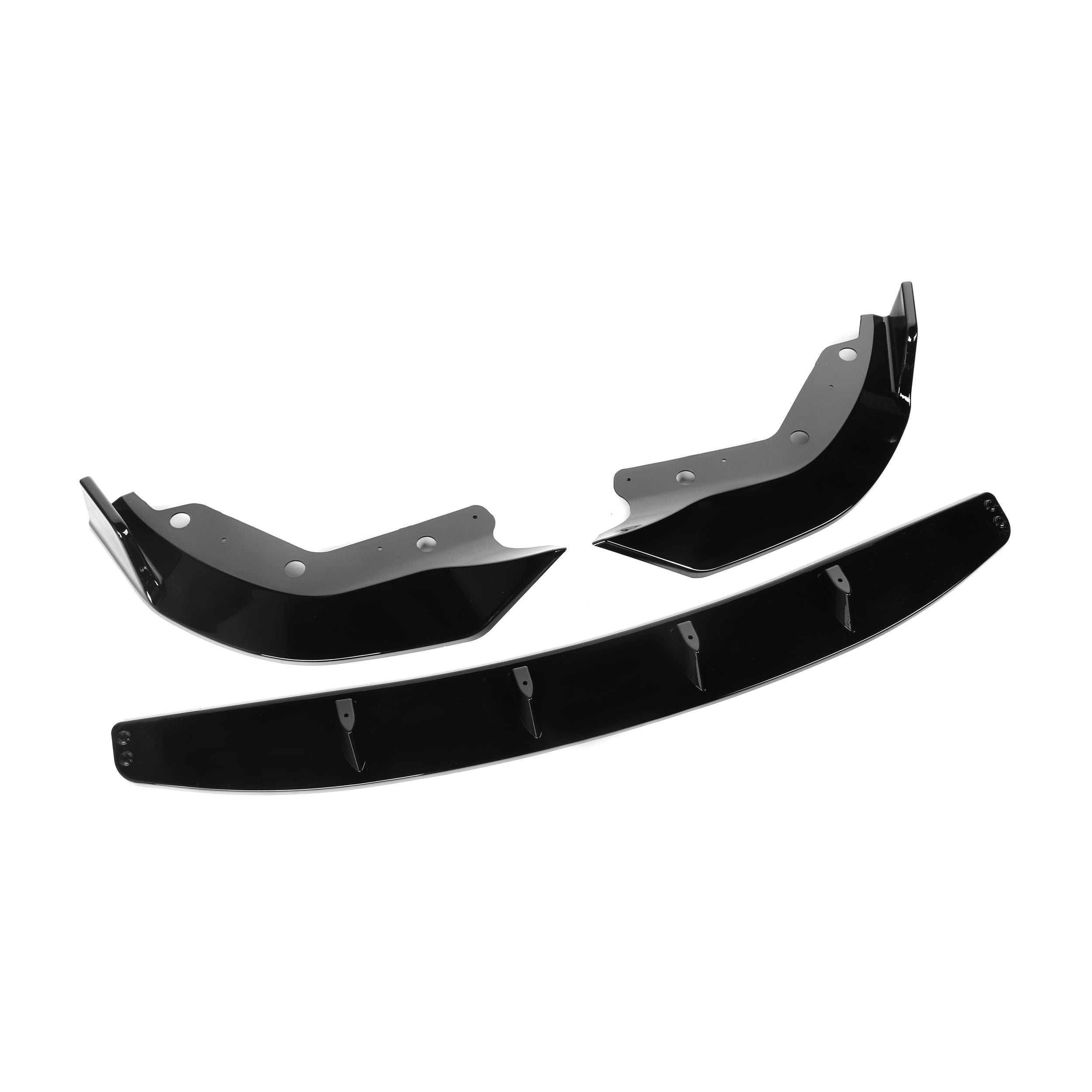 BMW 3 Serie M-Sport G20/G21 Competition-Stijl Hoogglans zwart Voorlip Splitter (2019-2022)