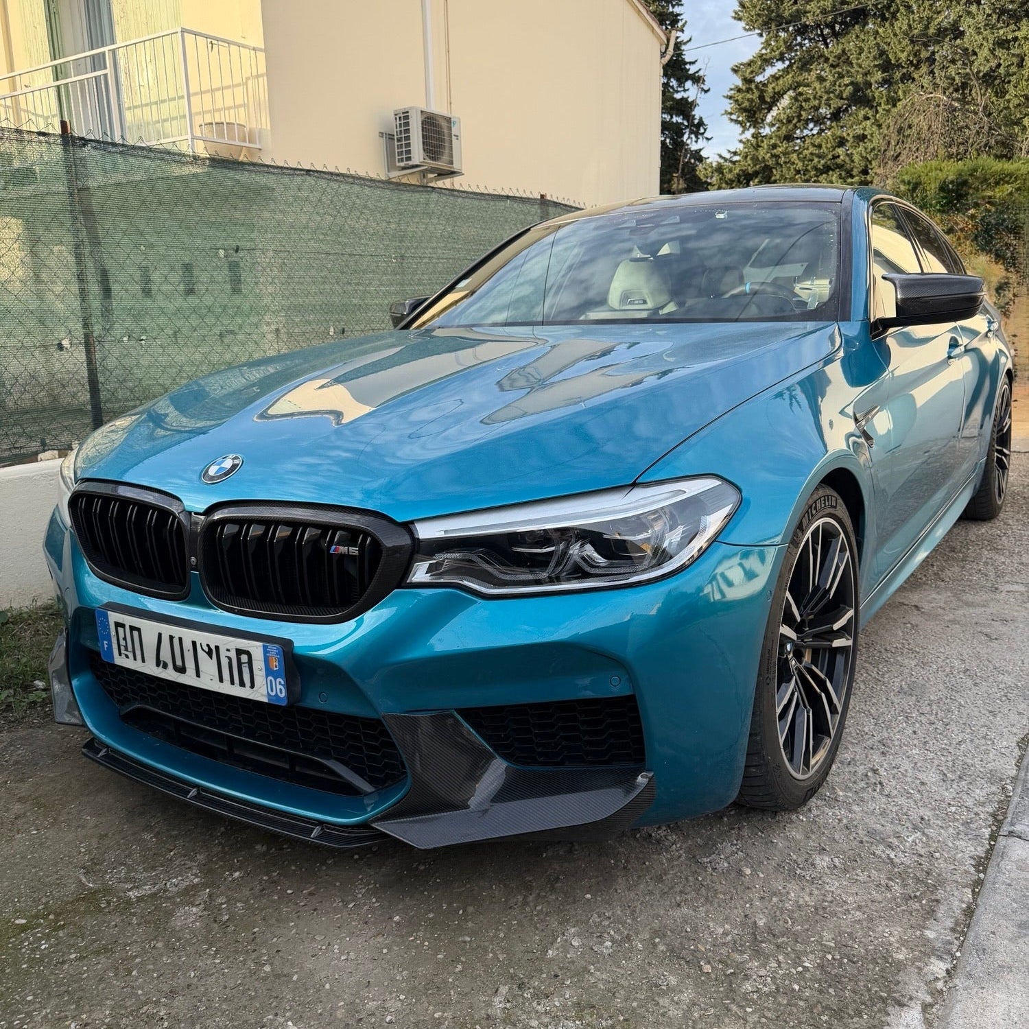 BMW M5 F90 Carbon Mp-Stijl Voorlip Splitter (2017-2020)