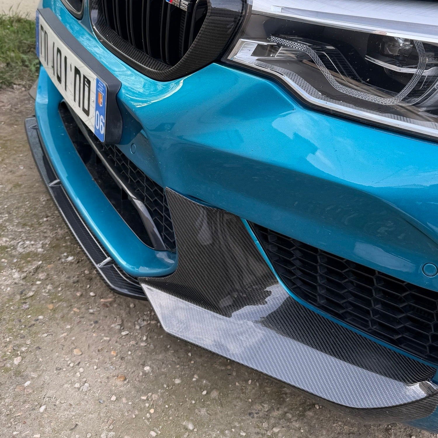 BMW M5 F90 Carbon Mp-Stijl Voorlip Splitter (2017-2020)