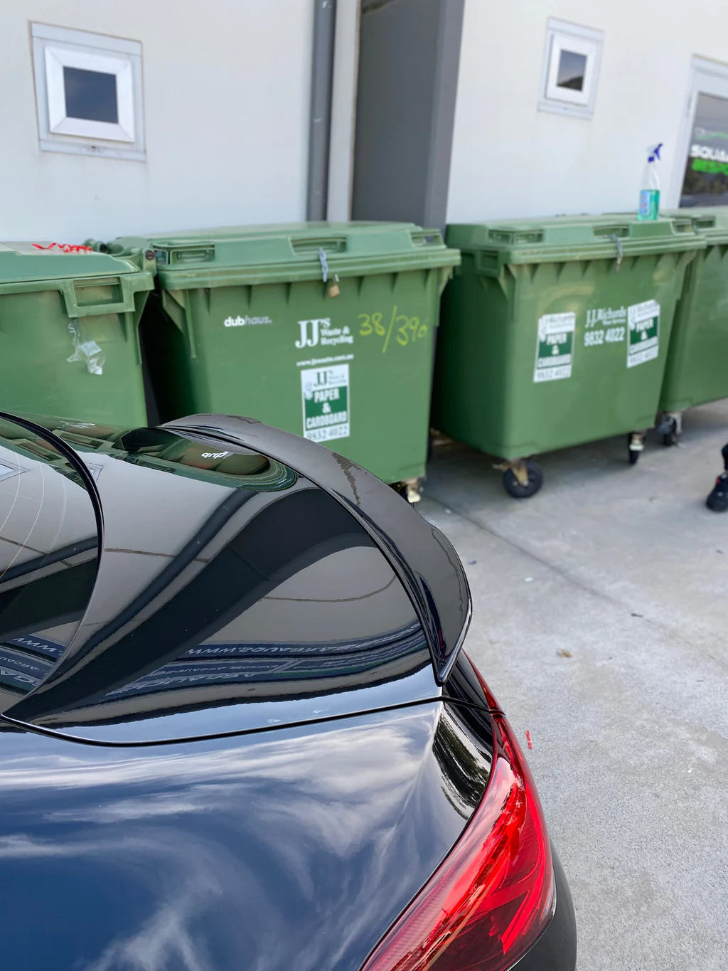 Mercedes CLA W118 Hoogglans Zwart P Style Achterspoiler (2019+)