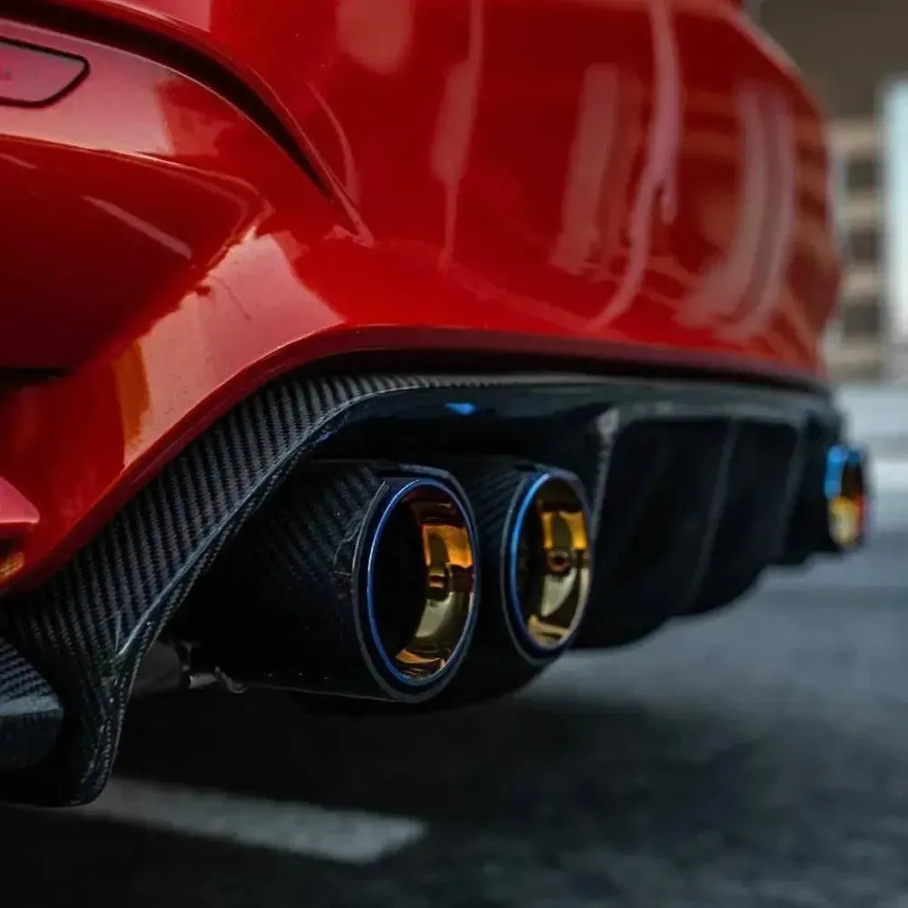 BMW 2/3/4 Serie | G42/G20/G22 | M240i/M340i/M440i Carbon Quad Uitlaat Sierstukken