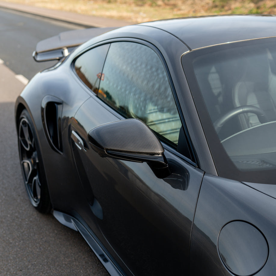 <tc>Porsche 911 992 Pre-Preg Carbon Spiegelkappen (2019+)</tc>