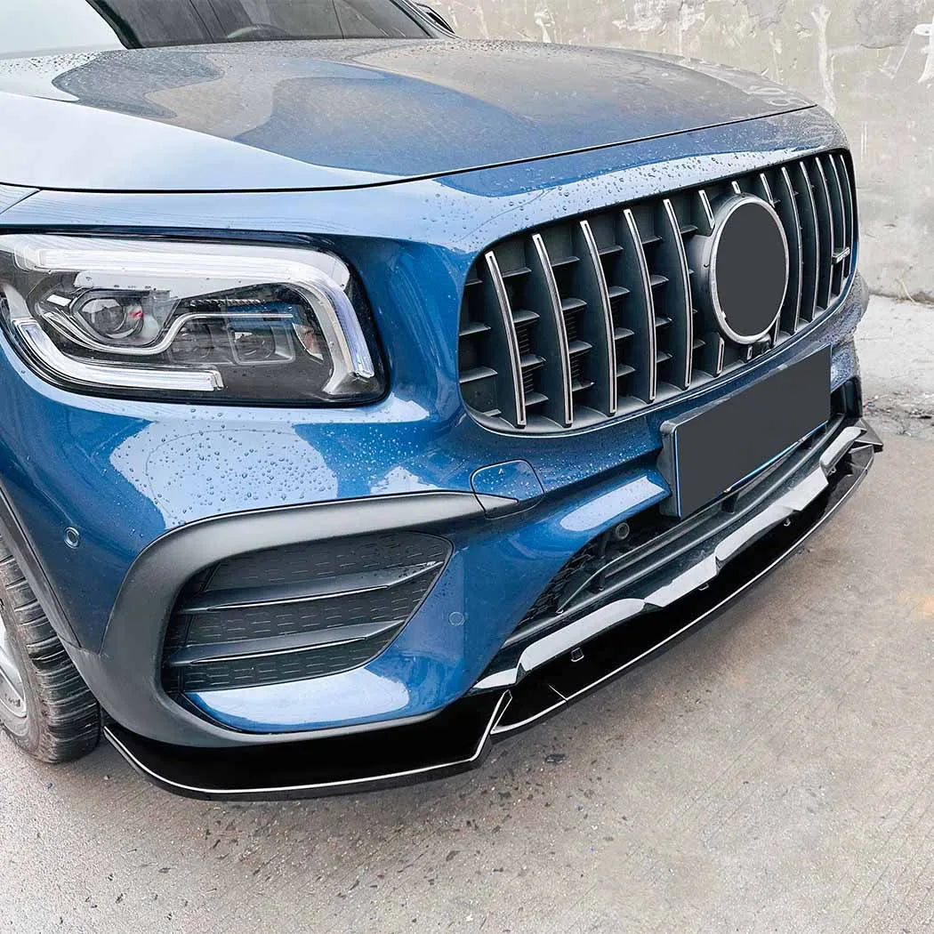 Mercedes GLA X247 Hoogglans Zwart Voorlip Splitter V2 (2020-2023)