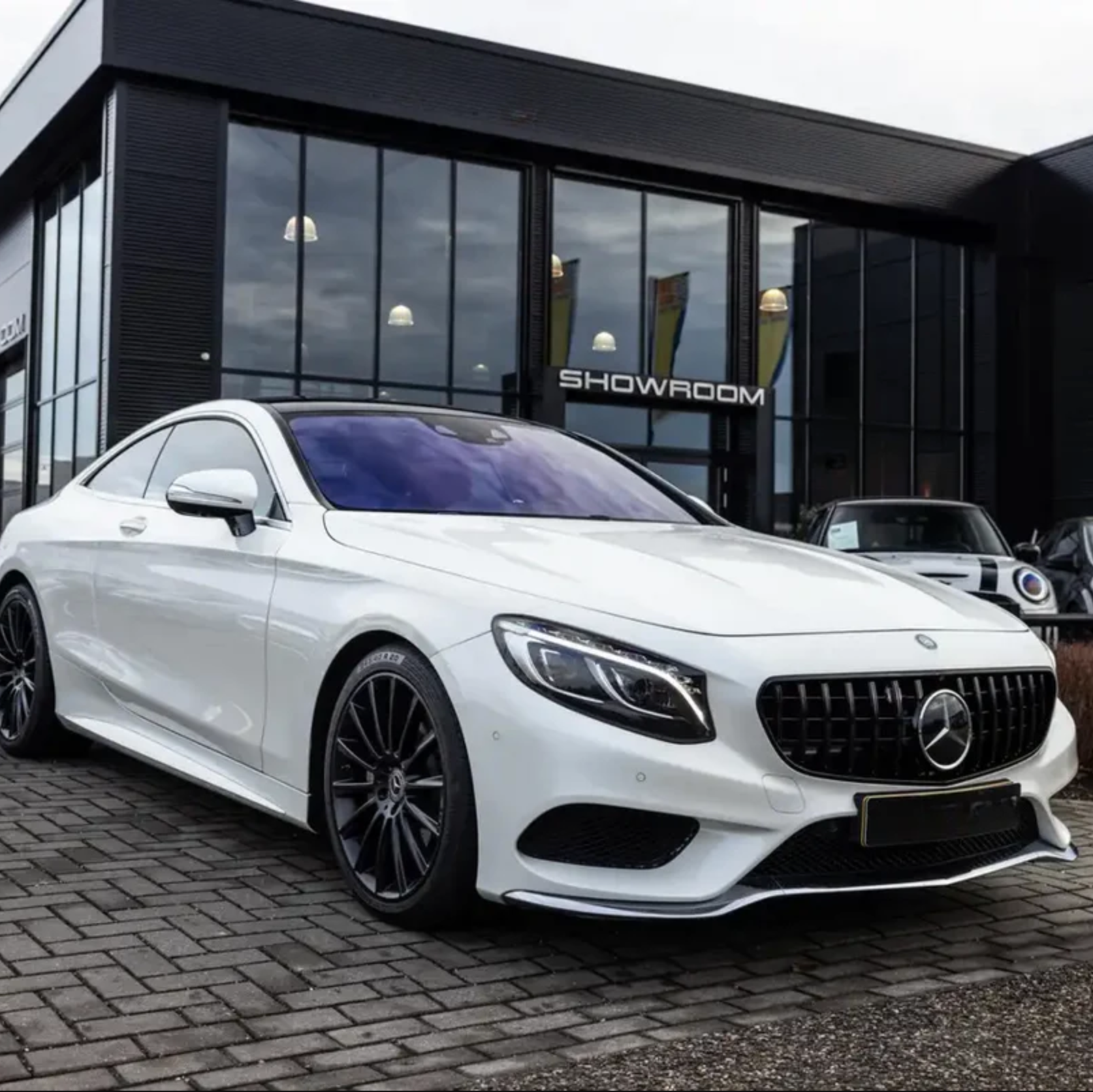 Mercedes Classe S W217/C217 Calandre Panamericana GT Style Noir Brillant (2013-2017)