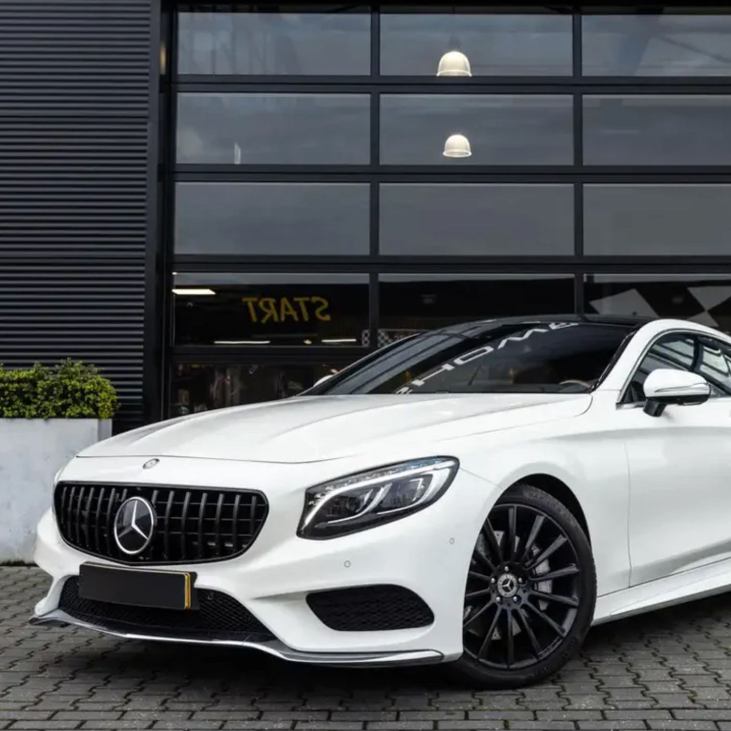 Mercedes Classe S W217/C217 Calandre Panamericana GT Style Noir Brillant (2013-2017)