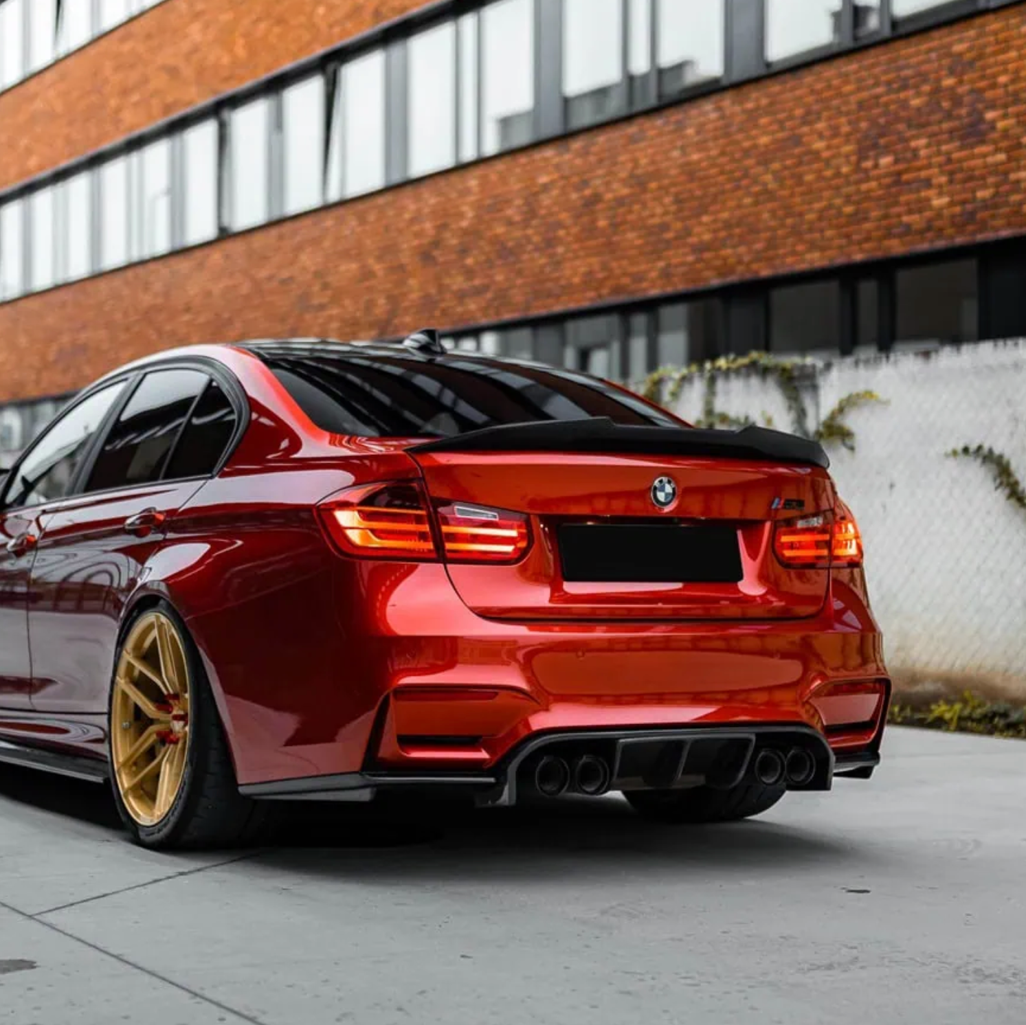 BMW 3 Serie F30 / M3 F80 Pre-Preg Carbon Psm-Stijl Ducktail Achterspoiler van OPTIC (2014-2019)