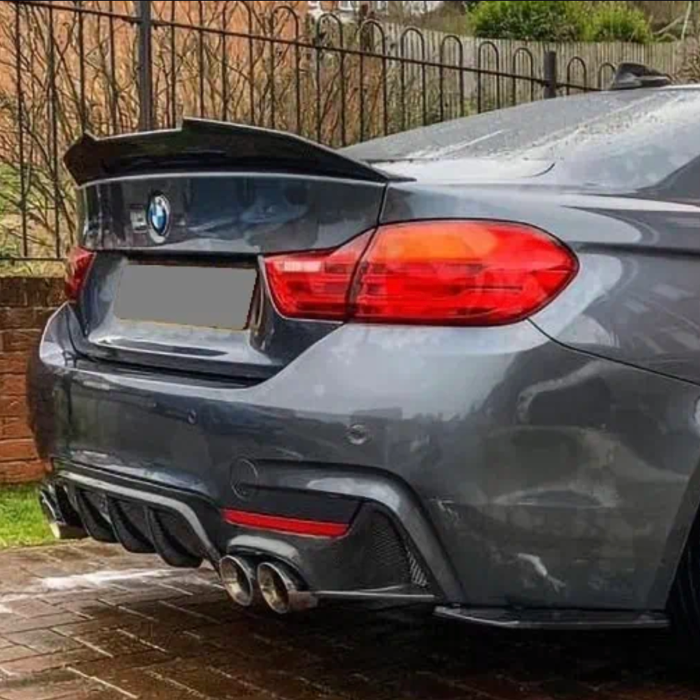 BMW Série 4 F32 Carbone Pré-imprégné style PSM Becquet arrière par OPTIC (2014-2019)