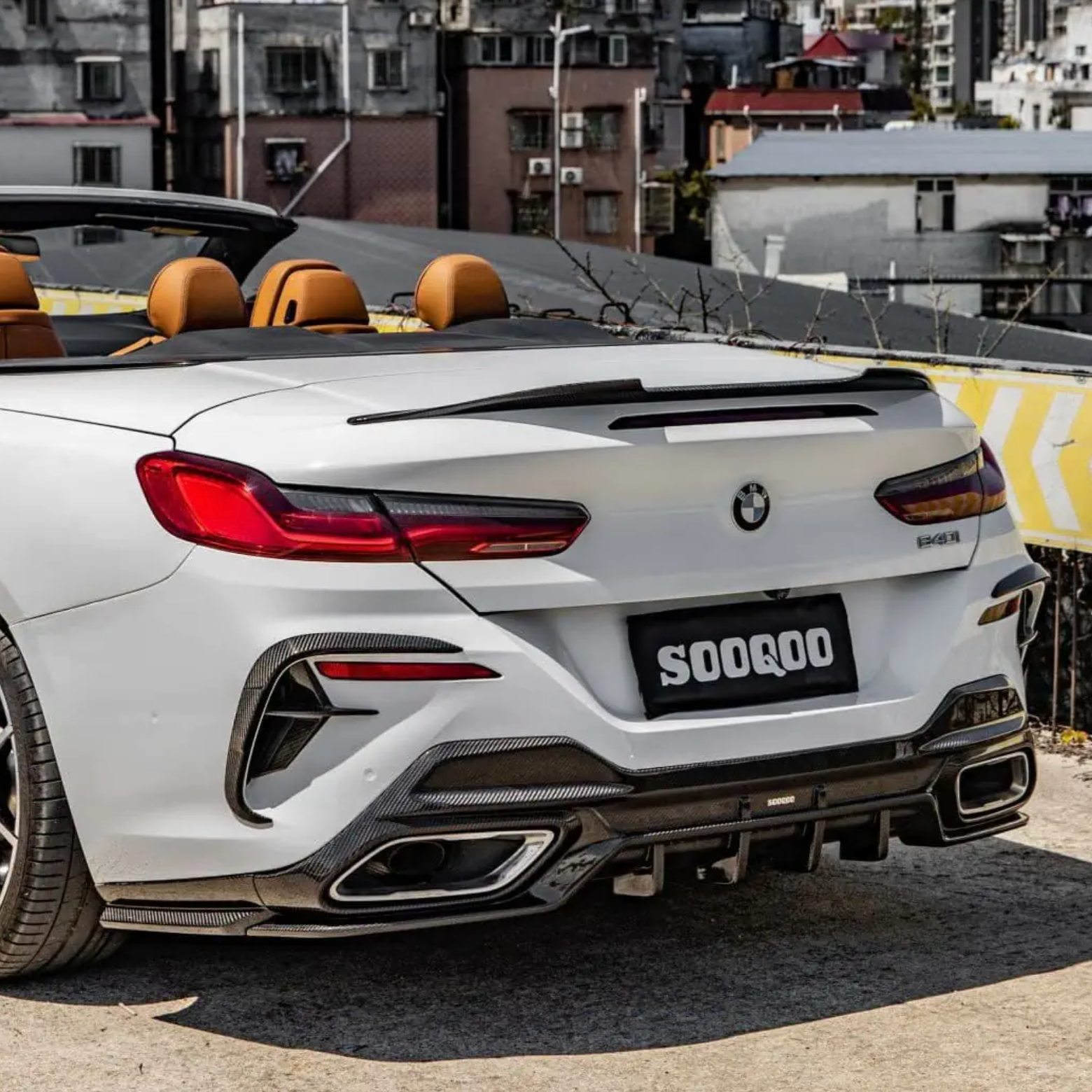 BMW Série 8 G14 G15 M-Sport Pre-Preg Carbone Diffuseur By Sooqoo (2018+)