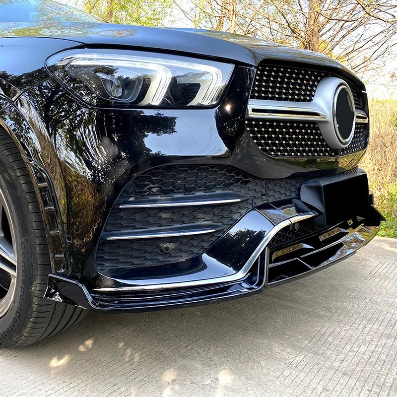 Mercedes GLE W167/C167 Coupé Hoogglans Zwart Voorlip Splitter (2019-2023)