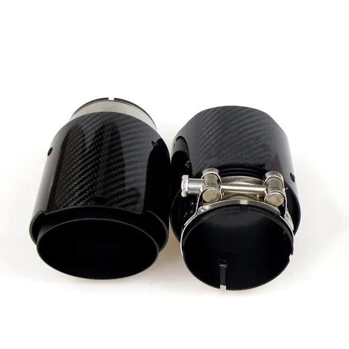 BMW 3 Serie 335I/335D (E90/E91/E92/E93) Schuine Carbon Uitlaat Sierstukken