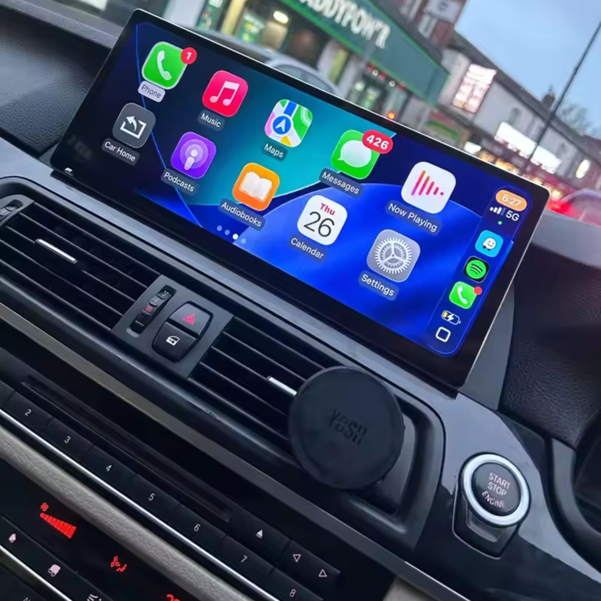BMW 5 Serie & M5 F10/F11 | 12.3" Apple CarPlay/Android Auto Touchscreen Display | (2010-2017)