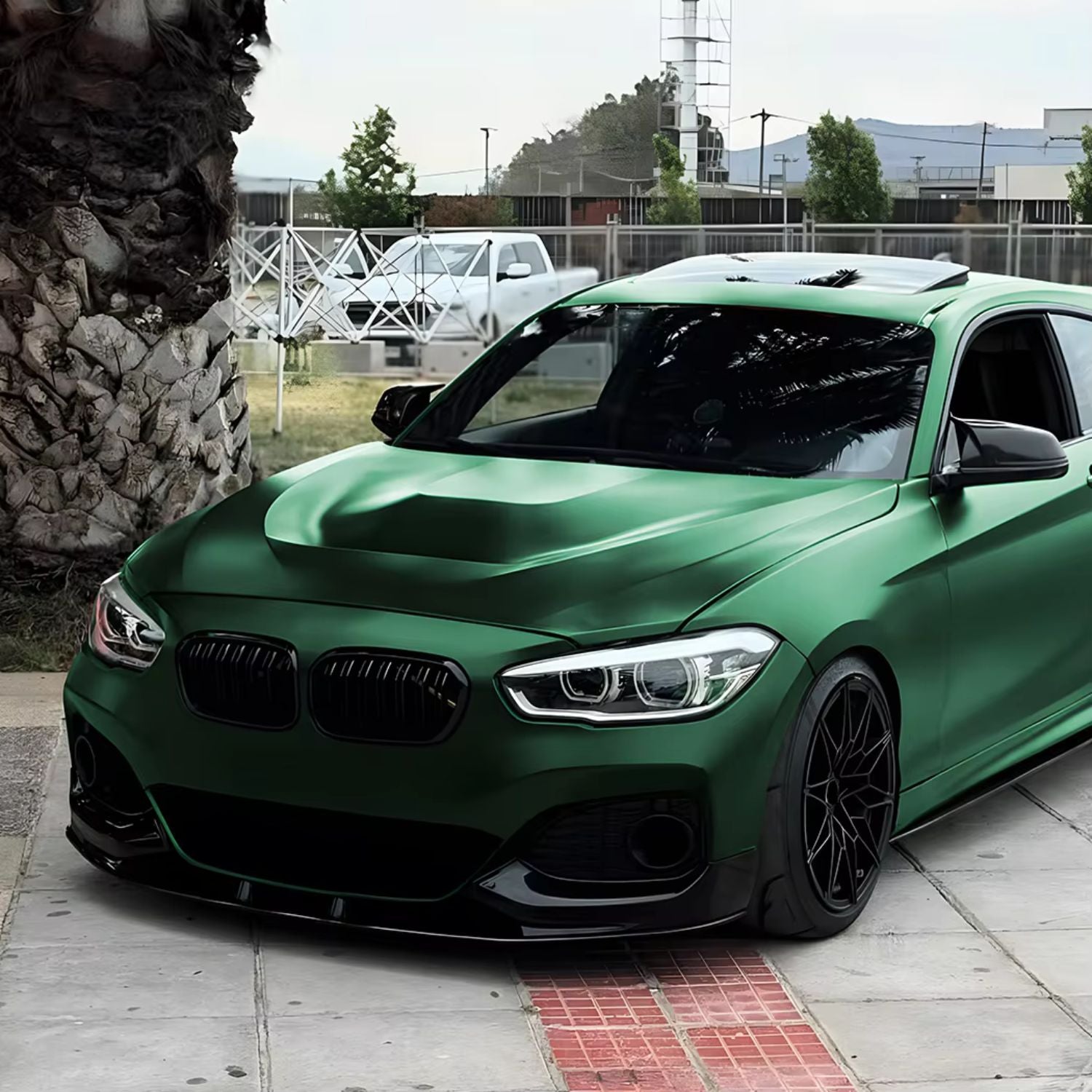 BMW 1 Reeks F20/F21 LCI MP Stijl Hoogglans zwart Frontlip (2015-2019)