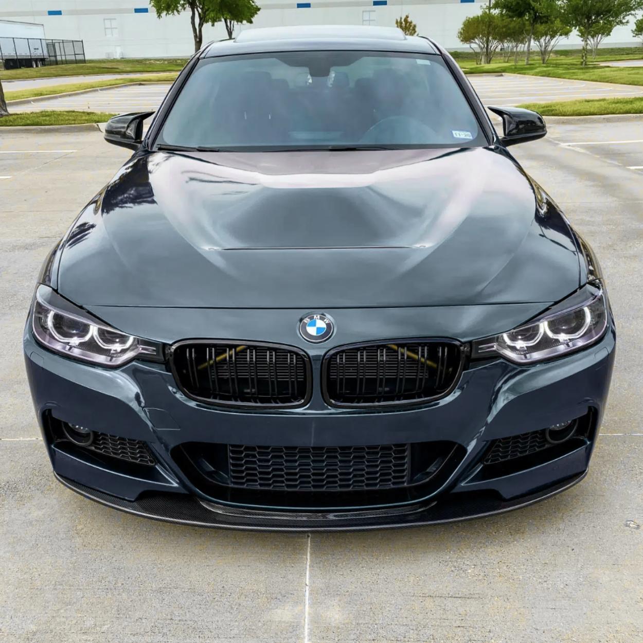 BMW 3 Reeks F30/F31 <tc>Carbon</tc> Ap stijl voorbumper splitter (2012-2019)