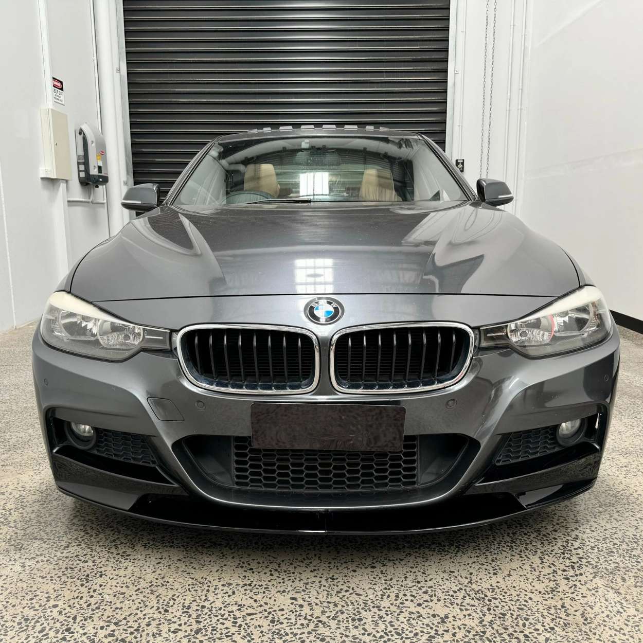 BMW 3 Reeks F30/F31 MP Stijl Hoogglans zwart Frontlip (2012-2019)