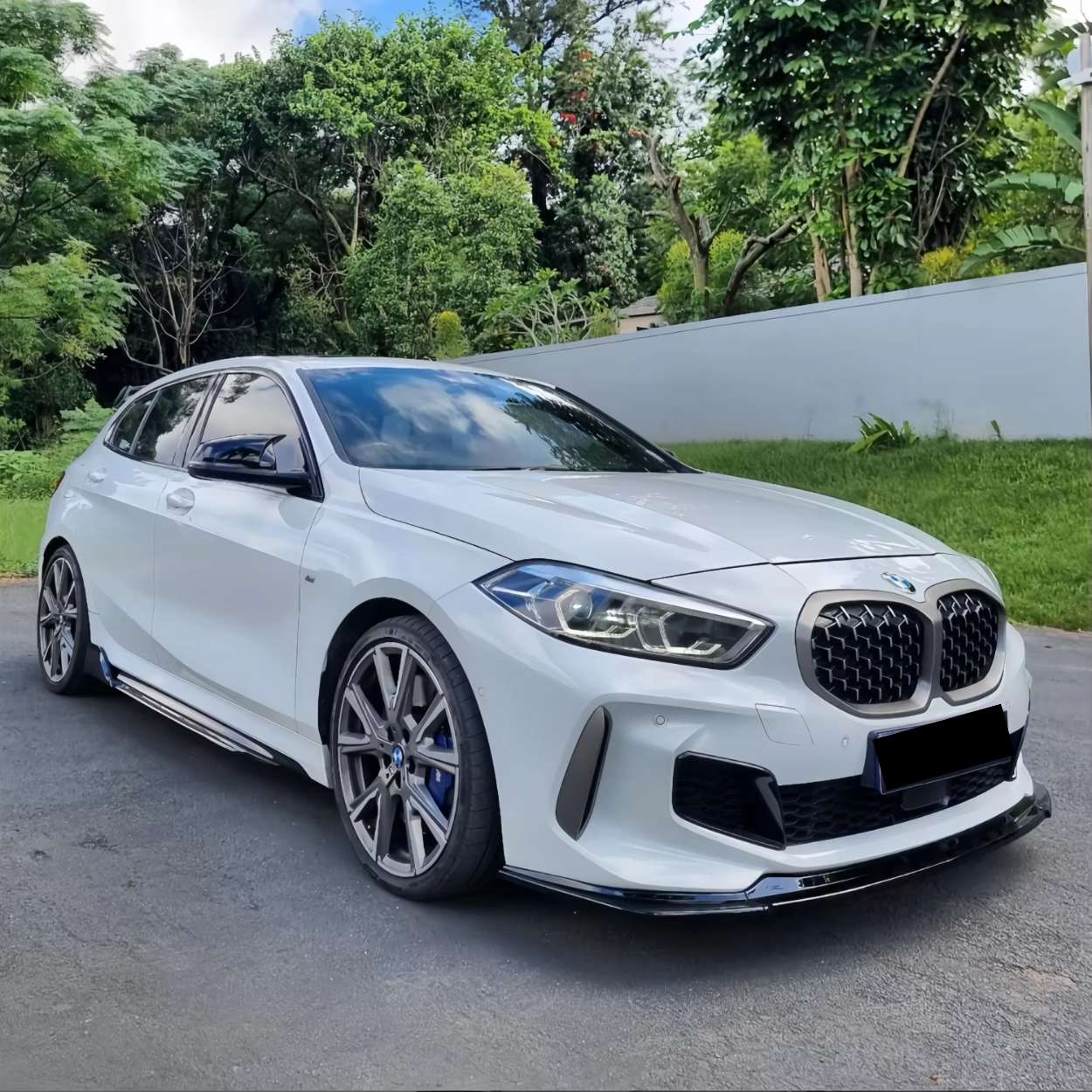 BMW 1 Reeks F40 Hoogglans zwart Frontlip (2019-2024)