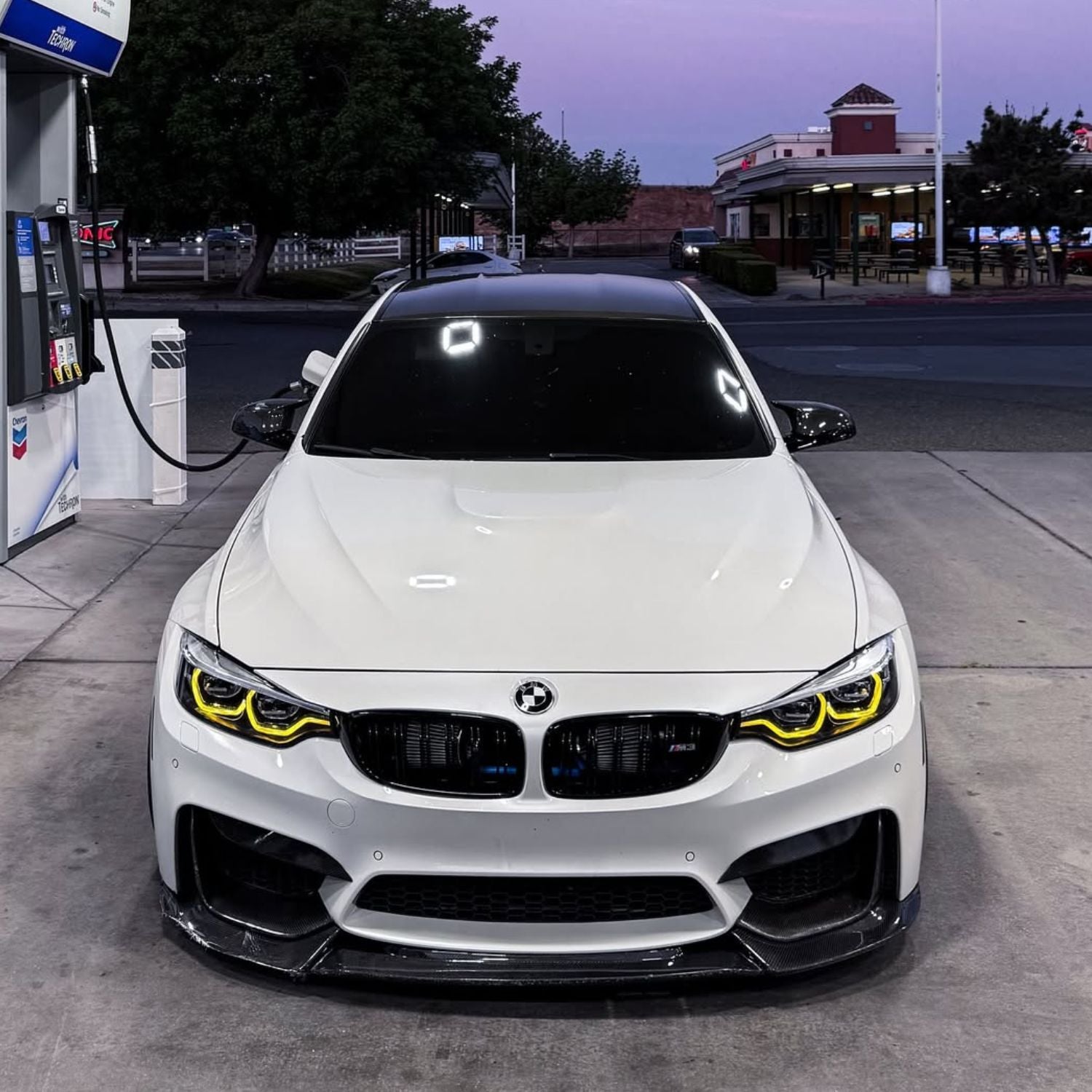 Ensemble de modules LED DRL jaunes style CSL pour BMW M3 & M4 LCI (F80/F82/F83)