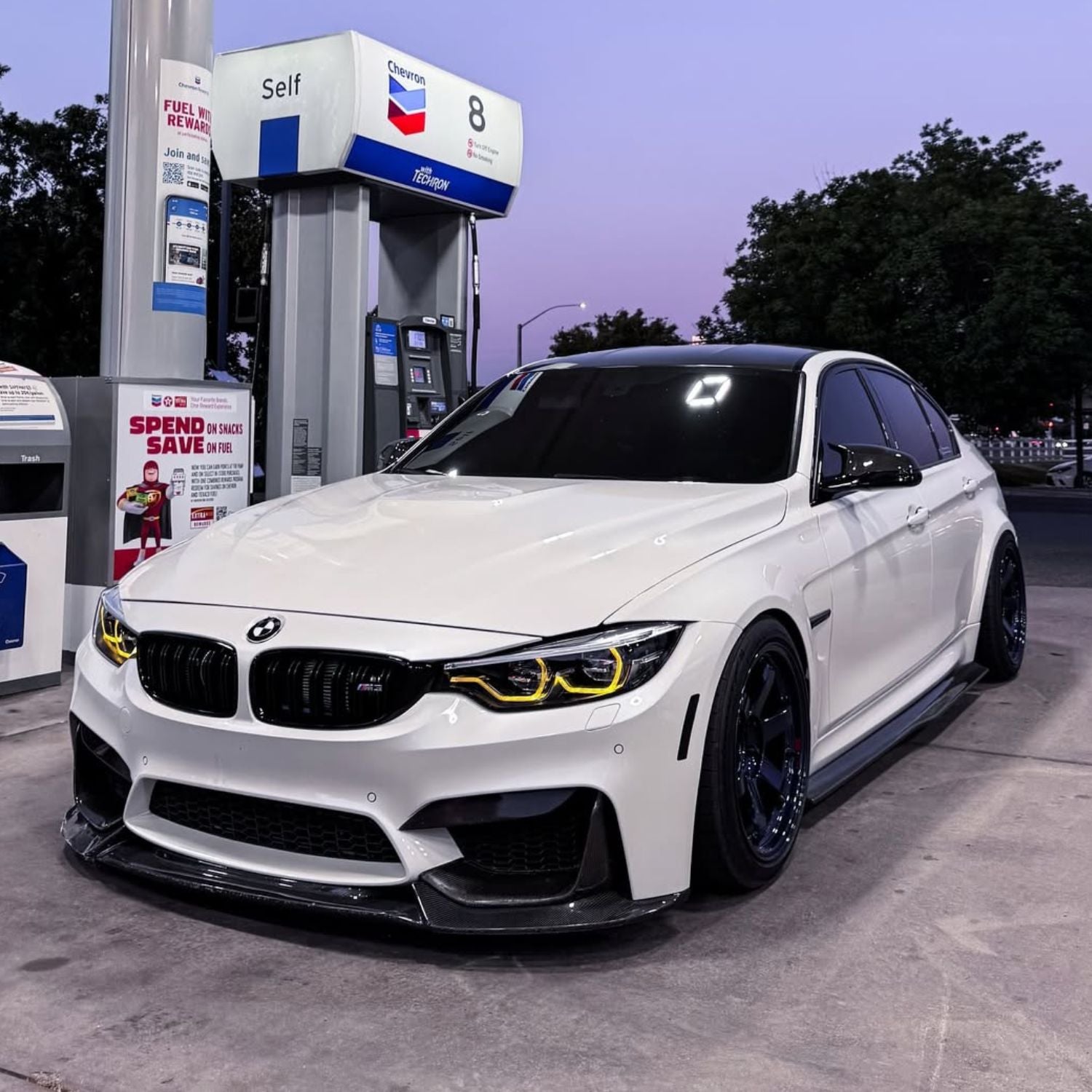 Ensemble de modules LED DRL jaunes style CSL pour BMW M3 & M4 LCI (F80/F82/F83)