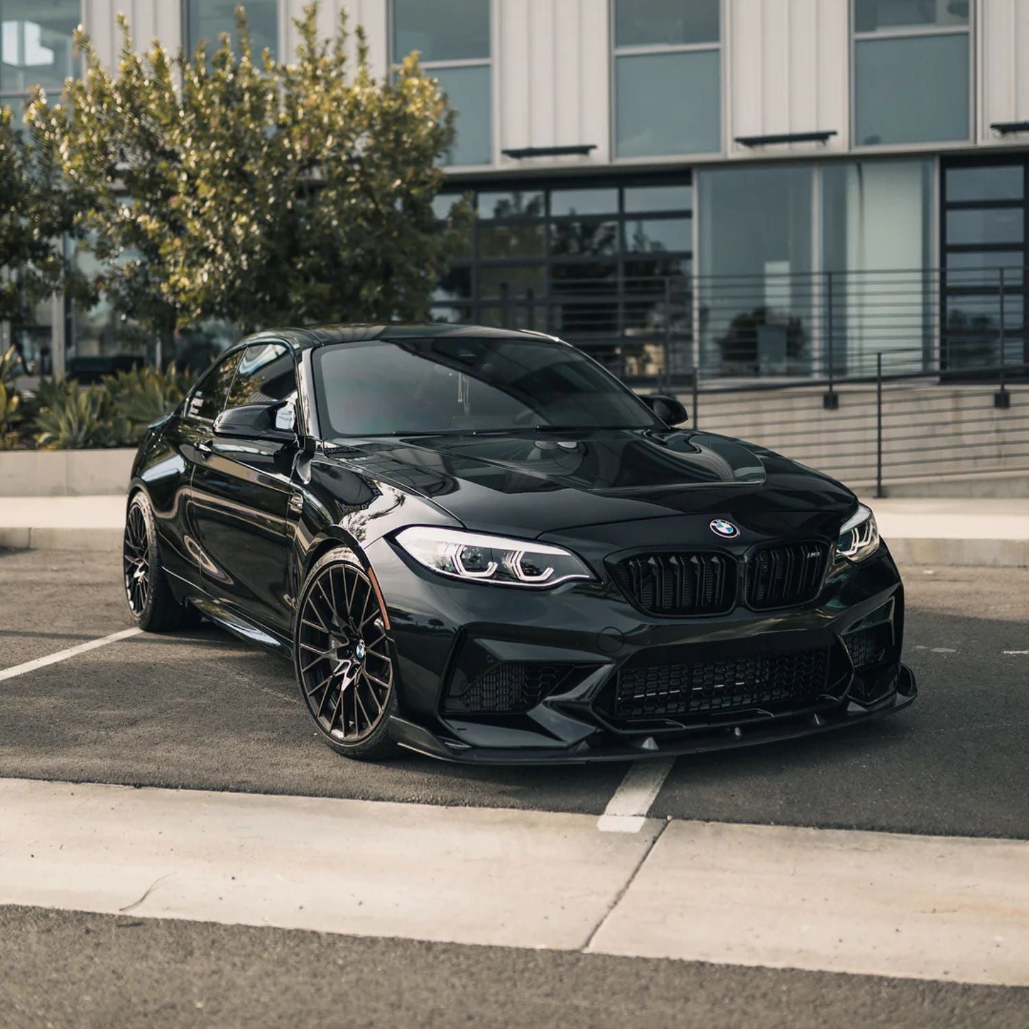 BMW M2 F87 Carbon 3D stijl voorbumper splitter (2015-2018)