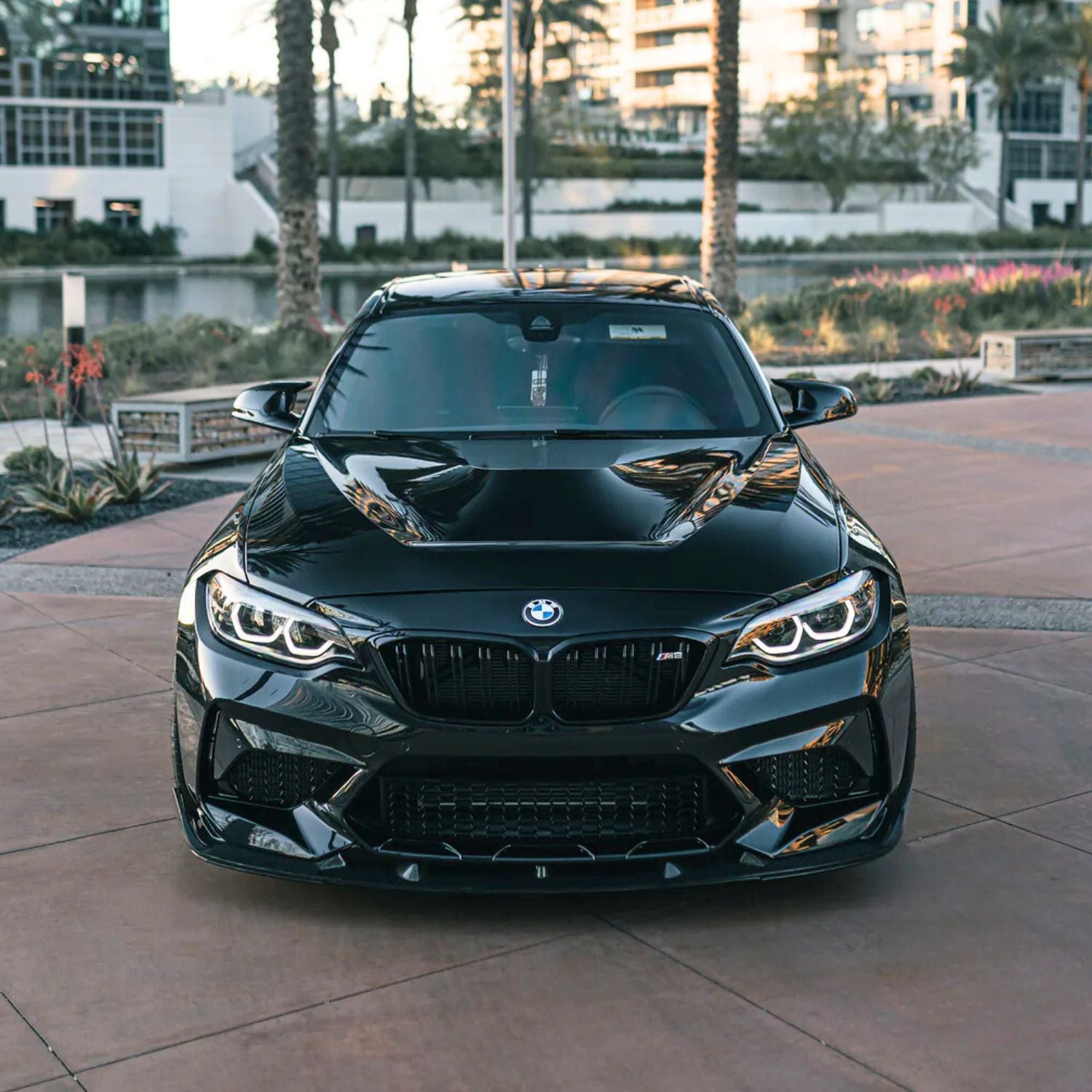 BMW M2 F87 Carbon 3D stijl voorbumper splitter (2015-2018)