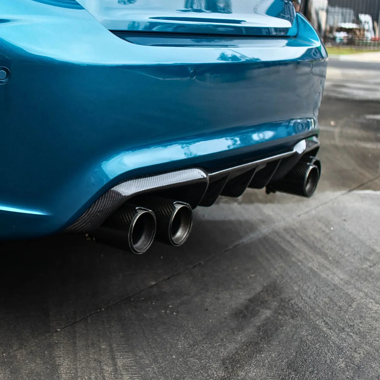 BMW M2 F87 Pre-preg carbon Diffuser van OPTIC (2015-2021)