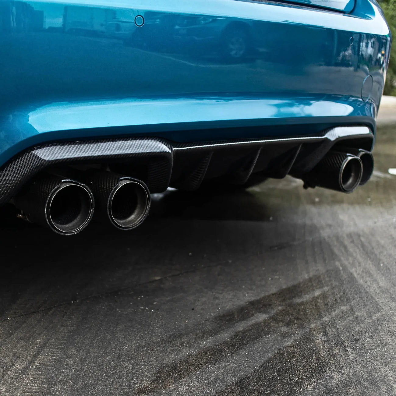 BMW M2 F87 Pre-preg carbon Diffuser van OPTIC (2015-2021)